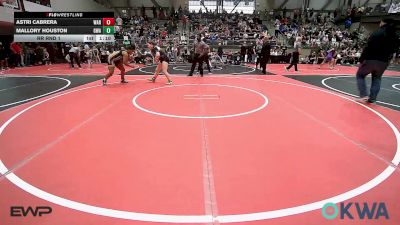 200 lbs Rr Rnd 1 - Astri Cabrera, Warner Eagles Youth Wrestling vs Mallory Houston, Greenwood Wrestling Academy