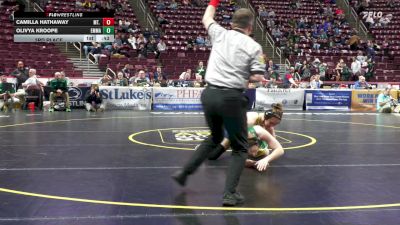 155 lbs 3rd Place - Camilla Hathaway, Mt. Lebanon-G vs Olivya Kroope, Emmaus-G