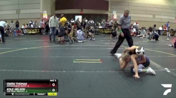 78 lbs Round 3 (6 Team) - Kole Nelson, The Funky Singlets vs Owen Thomas, Untouchables White
