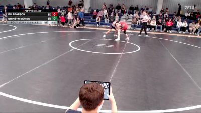 135-136 B Round 3 - Brihsyn Morse, Wood River vs Eli Pearson, McCook