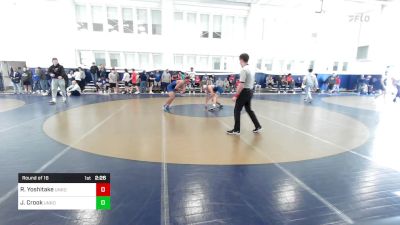 149 lbs Round Of 16 - Ryder Yoshitake, Unrostered- Spartan Combat RTC vs Jack Crook, Unrostered- Harvard