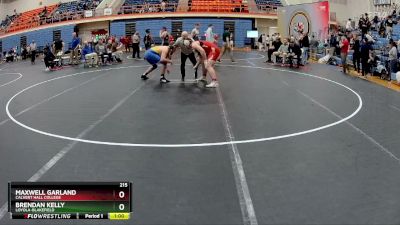 215 lbs Cons. Round 3 - Maxwell Garland, Calvert Hall College vs Brendan Kelly, Loyola-Blakefield