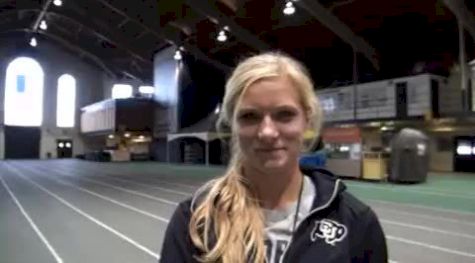 Emma Coburn on Colorado's Pack