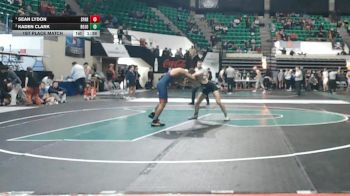 7A 157 lbs 1st Place Match - Sean Lydon, Sparkman vs Kaden Clark, Bob Jones
