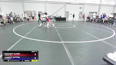 113 lbs Placement Matches (8 Team) - Anthony Alanis, Illinois vs Everest Sutton, Colorado