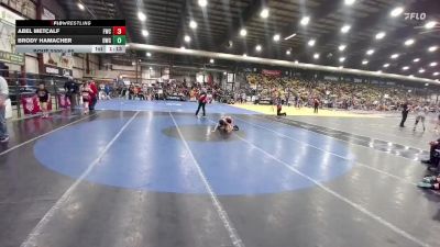 65 lbs Semifinal - Abel Metcalf, Forsyth Wrestling Club vs Brody Hamacher, Dickinson Wrestling Club