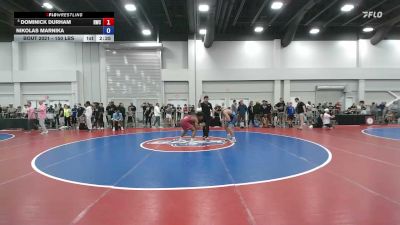 150 lbs Champ. Rd Of 64 - Dominick Durham, Raider Wrestling Club vs Nikolas Marnika