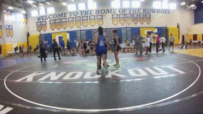 135 lbs Round 2 (6 Team) - Arianna Garcia, Eagles WC vs Marigona Lau, The Outsiders