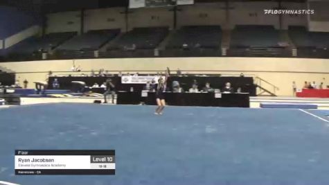 Ryan Jacobsen - Floor, Elevate Gymnastics Academy - 2021 USA Gymnastics Development Program National Championships