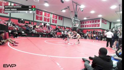 120 lbs Consi Of 4 - Matthew Magness, Bishop Kelley vs Kolby Pierce, McAlester