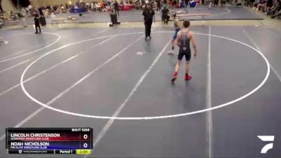 106 lbs 1st Place Match - Lincoln Christenson, Scrapper Wrestling Club vs Noah Nicholson, MN Elite Wrestling Club