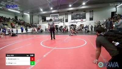 73 lbs Rr Rnd 1 - Isaac Anderson, Claremore Wrestling Club vs Creede Prier, Vian Wrestling Club