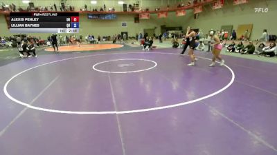 160 B Quarterfinal - Alexis Penley, Unattached vs Lillian Baynes, Quincy