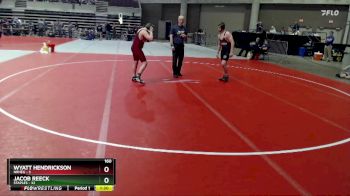160 lbs Quarterfinals (8 Team) - Wyatt Hendrickson, NRHEG vs Jacob Reeck, Staples