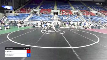 170 lbs Cons 16 #1 - Riggin Boger, Utah vs Nicolas Lozano, Texas