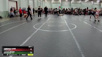 132 lbs Round 6 (8 Team) - Lucas Drake, Mat Assassins vs Jeremiah Wise, Xtreme Team