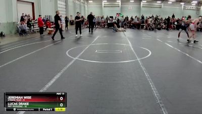 132 lbs Round 6 (8 Team) - Lucas Drake, Mat Assassins vs Jeremiah Wise, Xtreme Team