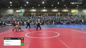 114 lbs Semifinal - Jase Martin, NorCal All Stars vs Robert Olacio, The Shed