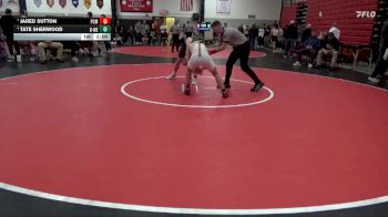 144 lbs Cons. Round 3 - Tate Sherwood, Burlington Notre Dame vs Jared Sutton, PCM, Monroe