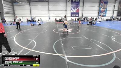 76 lbs Rd# 10- 4:00pm Saturday Final Pool - Pierson Wolff, Nebraska Elite vs Greggy Bachmann, PA Blue