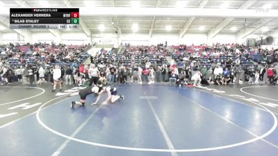 132 lbs Champ. Round 1 - Alexander Herrera, Mountain View vs Silas Staley, Corner Canyon