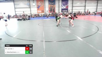 170 lbs Rr Rnd 1 - Mikey Levine, Combat Athletics Red vs James Wachenhiem, North Hunterdon