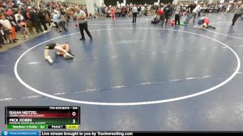 100 lbs Quarterfinal - Isaiah Neitzel, Askren Wrestling Academy vs Mick Dobbs, Interior Grappling Academy