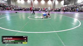 126 lbs Cons. Round 6 - Carson Neubert, Luxemburg-Casco vs Jacob Ellerd, Klein