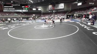 149 lbs Cons. Round 3 - Josiah Wickard, Snow College vs Jordan Irwin, Colorado Northwestern Community College