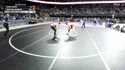 Cons. Round 3 - Breyten Johnson, Kingsbury County vs Gage Jodozi, Parkston