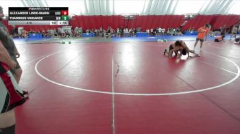 215 lbs Round 1 (8 Team) - Thaddeus Variance, Bemidji vs Alexander Linde-Marin, Batavia B