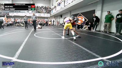 100 lbs Consi Of 8 #2 - Kelin Hill, Tulsa North Mabee Stampede vs Kody Perry, Vian Wrestling Club