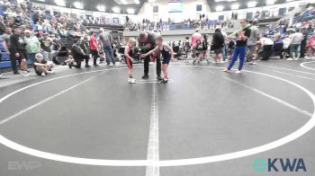 46 lbs Quarterfinal - Mason Proffitt, Blue Devil Wrestling vs Pryor Arnold, Cowboy Wrestling Club