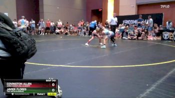 65 lbs Cons. Round 3 - Javier Flores, The Untouchables vs Covington Allen, Lions Wrestling Academy