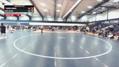 285 lbs Quarterfinal - Owen Reber, Alvernia vs Nick Blitz, Springfield College