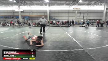 80 lbs Round 3 - Wiley Eden, Gooding Cobra Club vs Ryan Pollock, All In Wrestling Academy