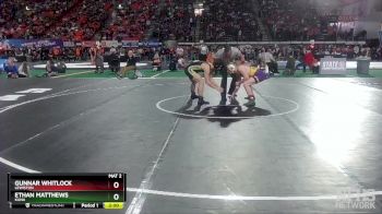 5A 138 lbs Champ. Round 1 - Gunnar Whitlock, Lewiston vs Ethan Matthews, Kuna