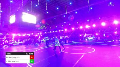 172 lbs Consolation - Nicholas Martinez, Casper WC vs Jordan Moreno, Garden City Wrestling Club