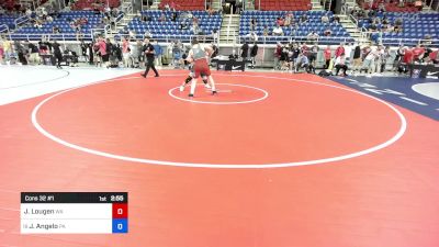 190 lbs Cons 32 #1 - Jack Lougen, WA vs Jackson Angelo, PA