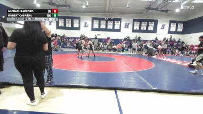 287 lbs Cons. Semi - Robert Cabrera, El Dorado High School vs Michael Radford, El Dorado High School
