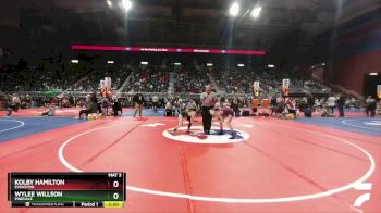 3A-113 lbs Quarterfinal - Kolby Hamilton, Evanston vs Wylee Willson, Pinedale