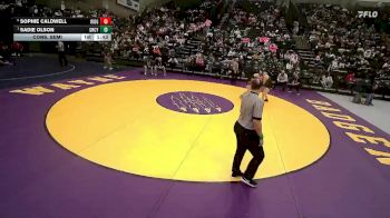 4A 155 lbs Cons. Semi - Sadie Olson, Green Canyon vs Sophie Caldwell, Ridgeline