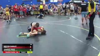 80 lbs Round 3 (6 Team) - Brycen Dawley, POWA vs Zander Manz, Untouchables Purple