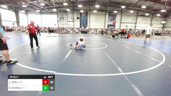 80 lbs Rr Rnd 1 - Lewis Otto, Team Bro vs Brentlee Knittle, Buffalo Valley Wrestling Club - Black