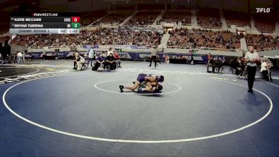100-D1 Champ. Round 1 - Rhyan Tijerina, Millennium High School vs Katie McCann, Campo Verde High School