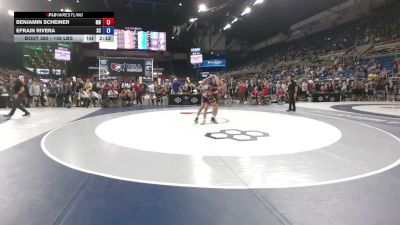138 lbs Champ. Rd Of 128 - Benjamin Scheiner, Maryland vs Efrain Rivera, South Carolina