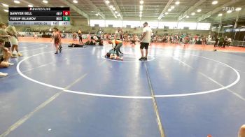 90 lbs Rr Rnd 3 - Sawyer Bell, 4M Power vs Yusuf Islamov, Micky's Minions Blue