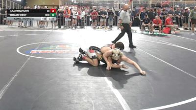 150 1A Cons. Round 2 - Taz Kinghorn, Baker County vs Nolan West, Merritt Island