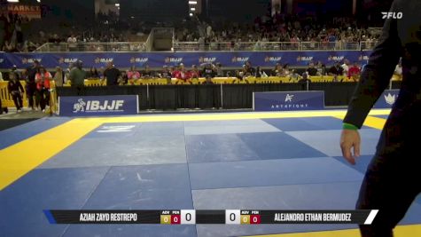 Alejandro Ethan Bermudez vs AZIAH ZAYD RESTREPO 2026 Pan Kids Jiu-Jitsu IBJJF Championship