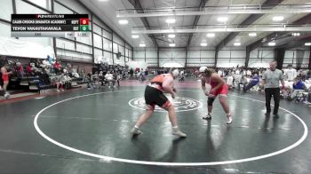 285 lbs Round 1 (8 Team) - Caleb Crooks (Wasatch Academy), North Sanpete vs Tevon Vakautakakala, Richfield